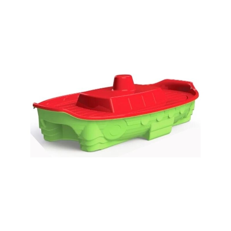 Mykids - cutie de nisip, 150x78 cm, rosu/verde