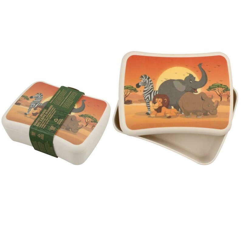 Keycraft - cutie sandwich safari din bambus