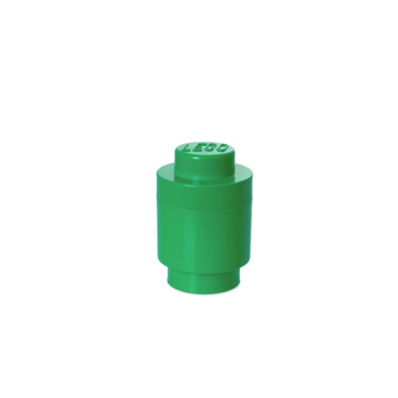 Cutie depozitare 1x1 rotunda, verde
