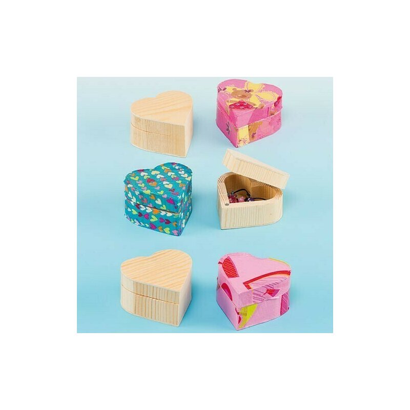 Baker ross - set creativ cutiute inimioara , 4 buc