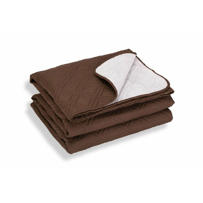 Somnart - cuvertura de pat , chocolate, microfibra soft-touch, 220x240 cm