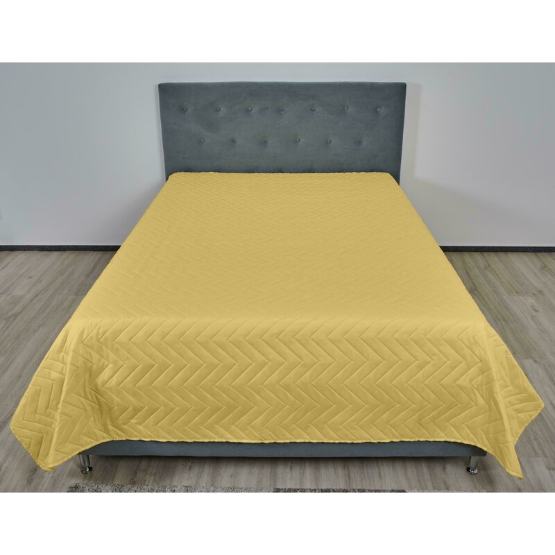 Somnart - cuvertura microfibra, fill 80 g, microfibra, 210x240, galben