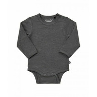 Dark Grey Melange 62 - Body fin din bambus - Minymo