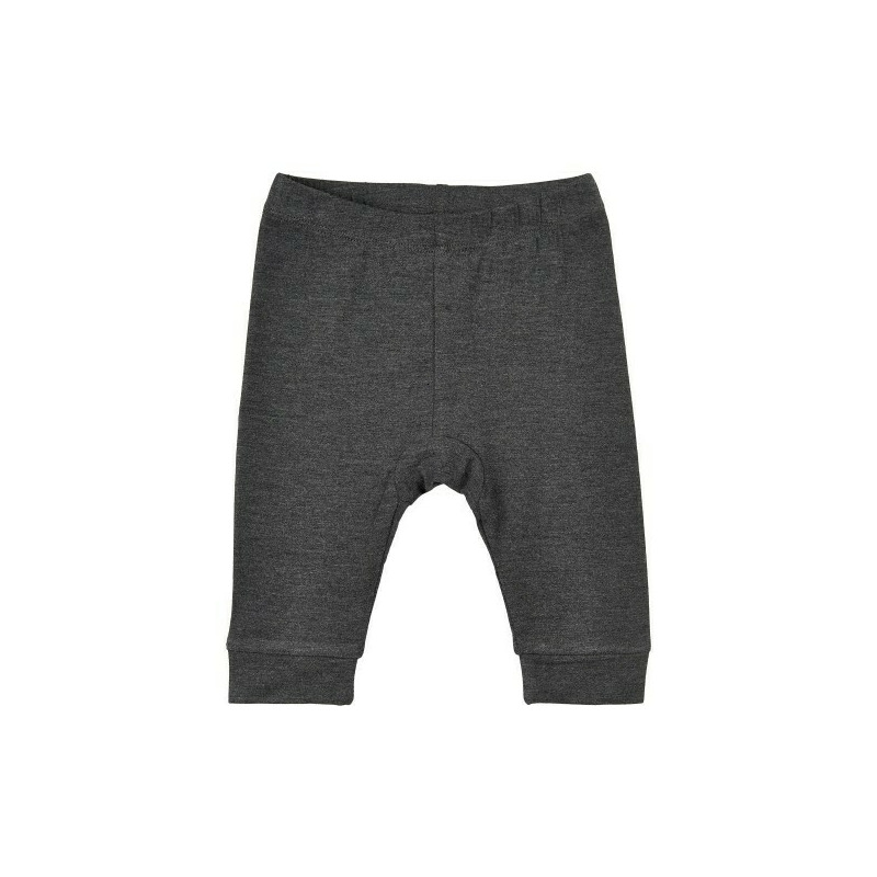 Dark Grey Melange 68 - Pantaloni fini din bambus pentru bebelusi - Minymo