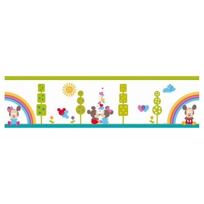 Decofun - bordura autoadeziva perete 5m mickey&minnie
