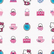 Decofun - Rola tapet 10 x 0,52m Hello Kitty Fashion