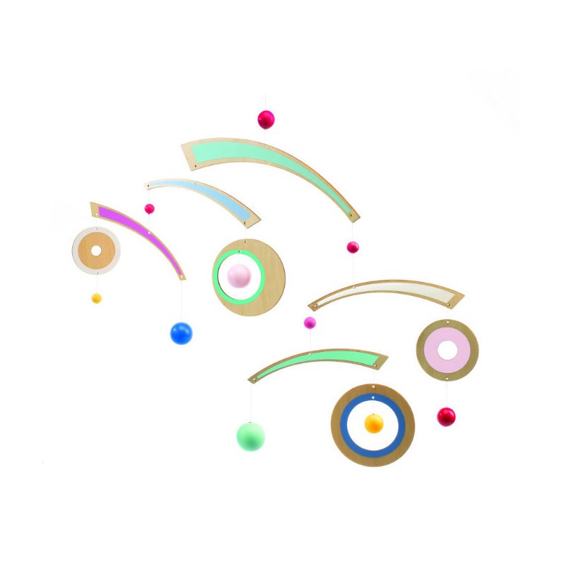 Djeco - decoratie mobila lemn, cosmos