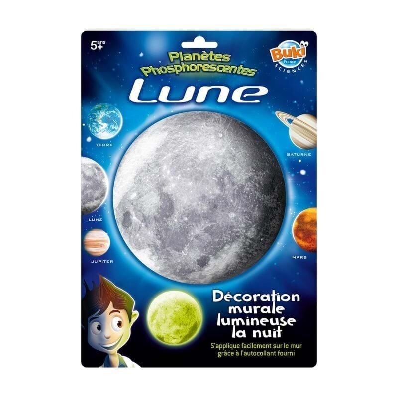 Buki france - decoratiuni de perete fosforescente, luna