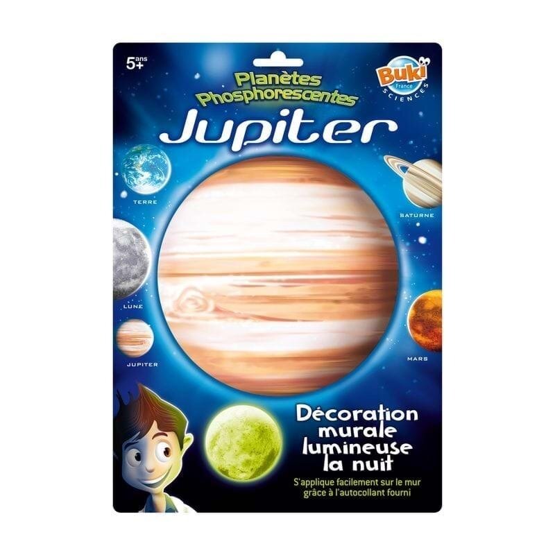 Buki france - decoratiuni de perete fosforescente, planeta jupiter