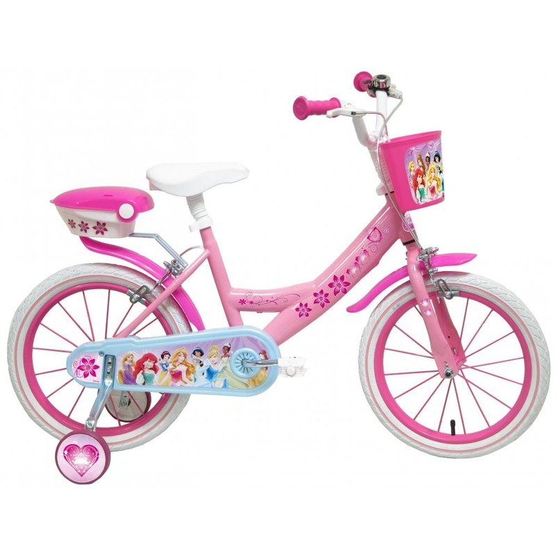 Denver - bicicleta cu pedale , disney princess, 16 , roz