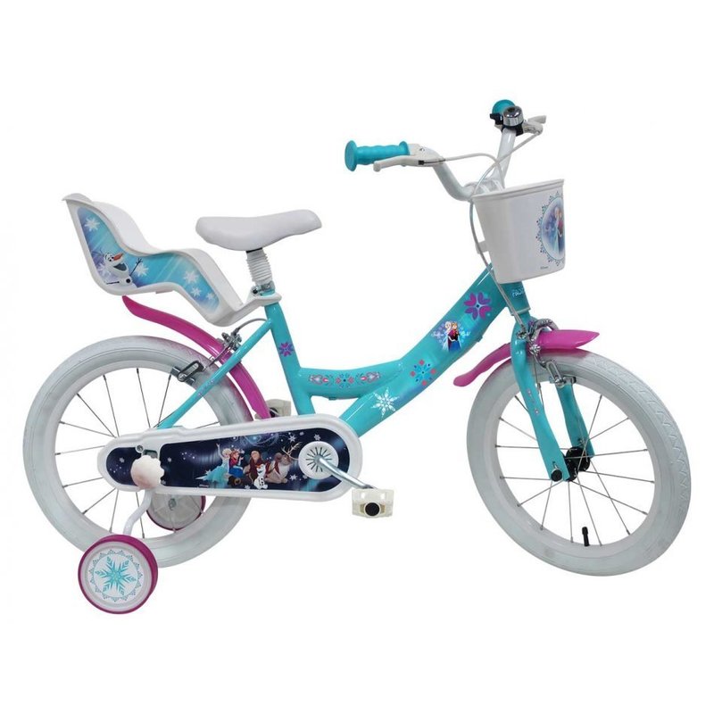 Denver - bicicleta cu pedale , disney frozen, 16 , albastru