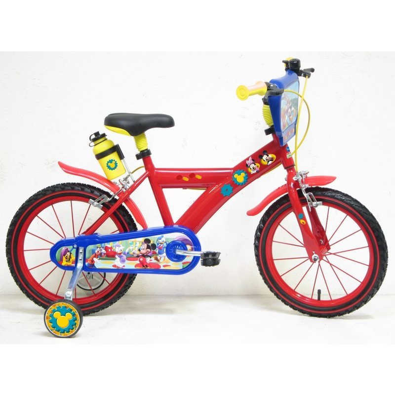 Denver - bicicleta cu pedale , mickey mouse, 16 , rosu