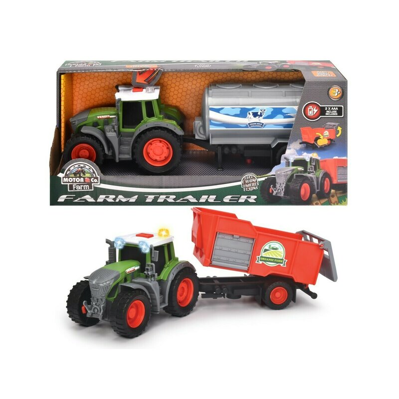 Simba - dickie fendt tractor cu remorca