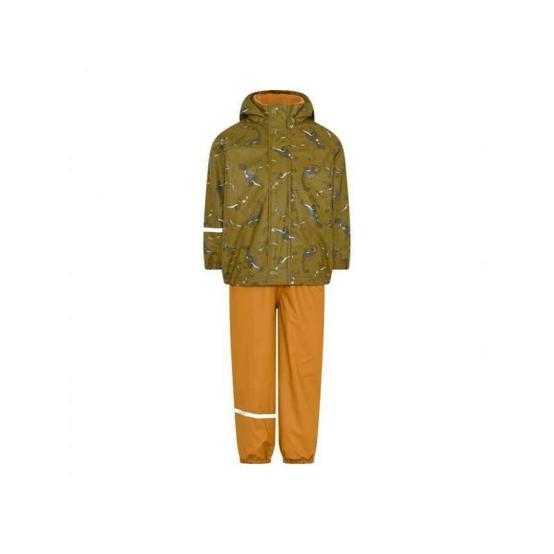 Dino 140 - set jacheta+pantaloni impermeabil cu fleece, pentru vreme rece, ploaie si vant - celavi