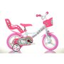Dino Bikes - Bicicleta cu pedale 12 , Hello Kitty, 12 