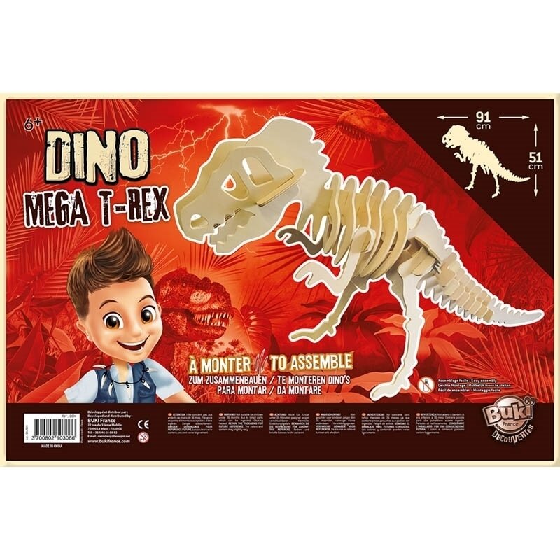 Buki france - puzzle dino t-rex gigant