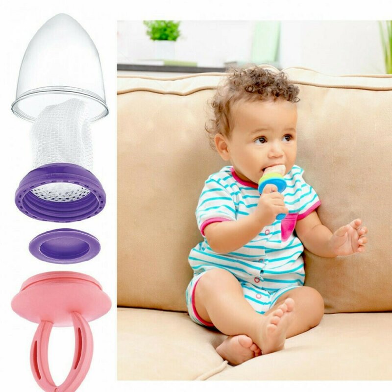 Babyjem - dispozitiv de hranire fruits (culoare: albastru)