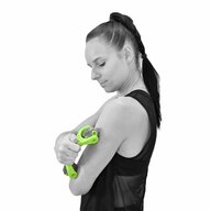 Dhs - Dispozitiv masaj 6cm twinroll U, verde