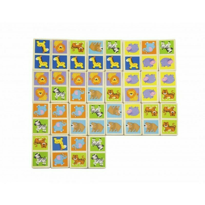Viga - domino cu imagini - animale salbatice