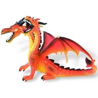 Bullyland - Figurina Dragon cu 2 capete, Orange