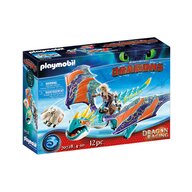 Playmobil - Set de constructie Cursa dragonilor - Astrid si Stormfly , Dragons