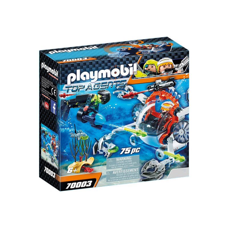 Playmobil - echipa de spioni cu submarin