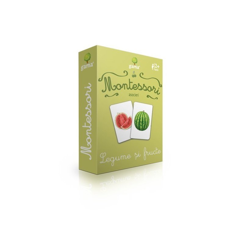 Editura gama- carti de joc educative legume si fructe