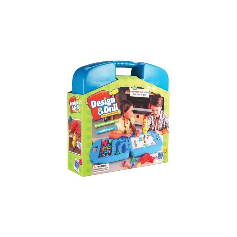 Educational insights - bormasina magica set premium - atelier de construit modele