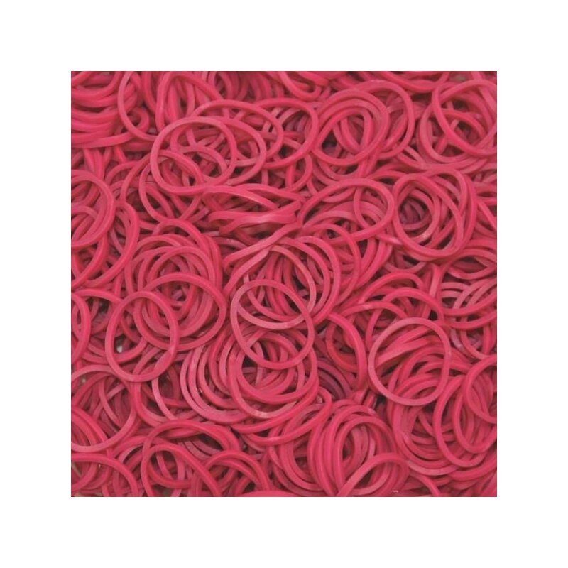 Rainbow loom - elastice standard 600 buc, fuschia