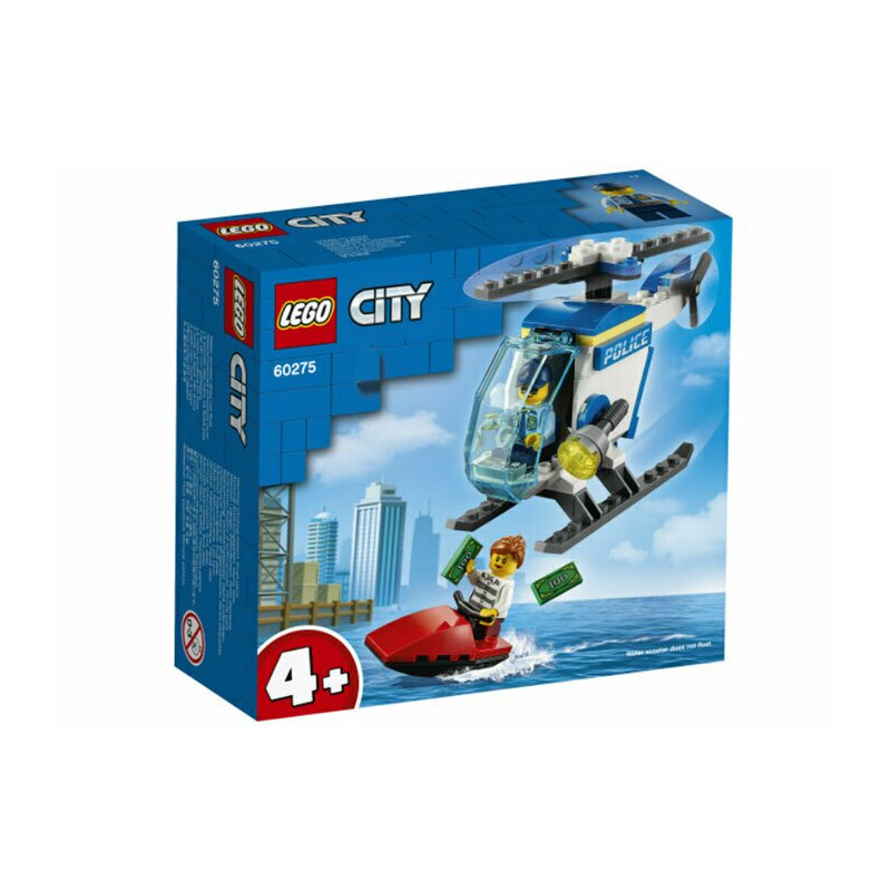 Lego - set de constructie elicopter de politie ® city, pcs 51