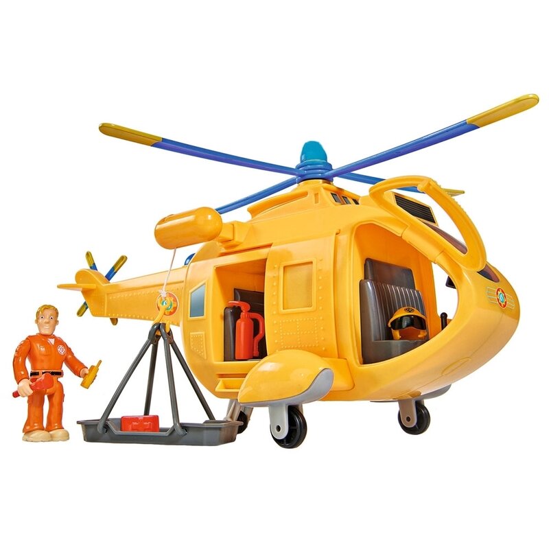 Simba - elicopter fireman sam wallaby ii cu figurina si accesorii
