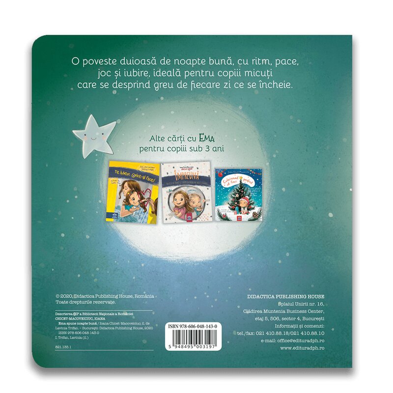 Carte educativa ema spune noapte buna