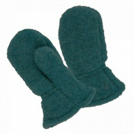 Emerald - Manusi groase din lana merinos organica fleece - Iobio