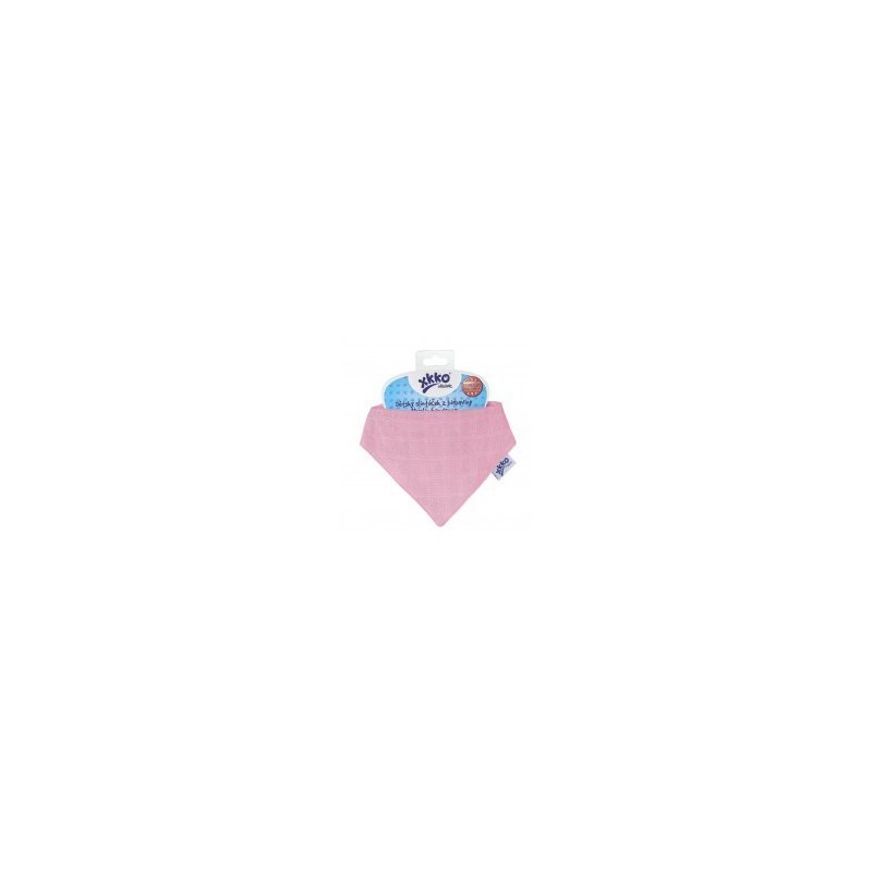Xkko - esarfa din bumbac organic, light pink
