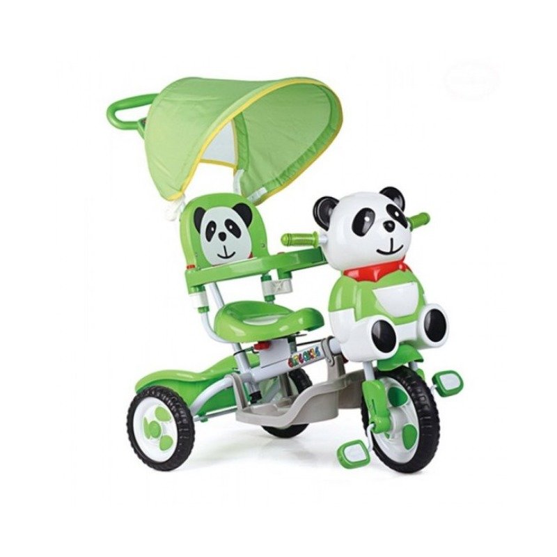 Tricicleta EURObaby Panda A23-3 - Verde