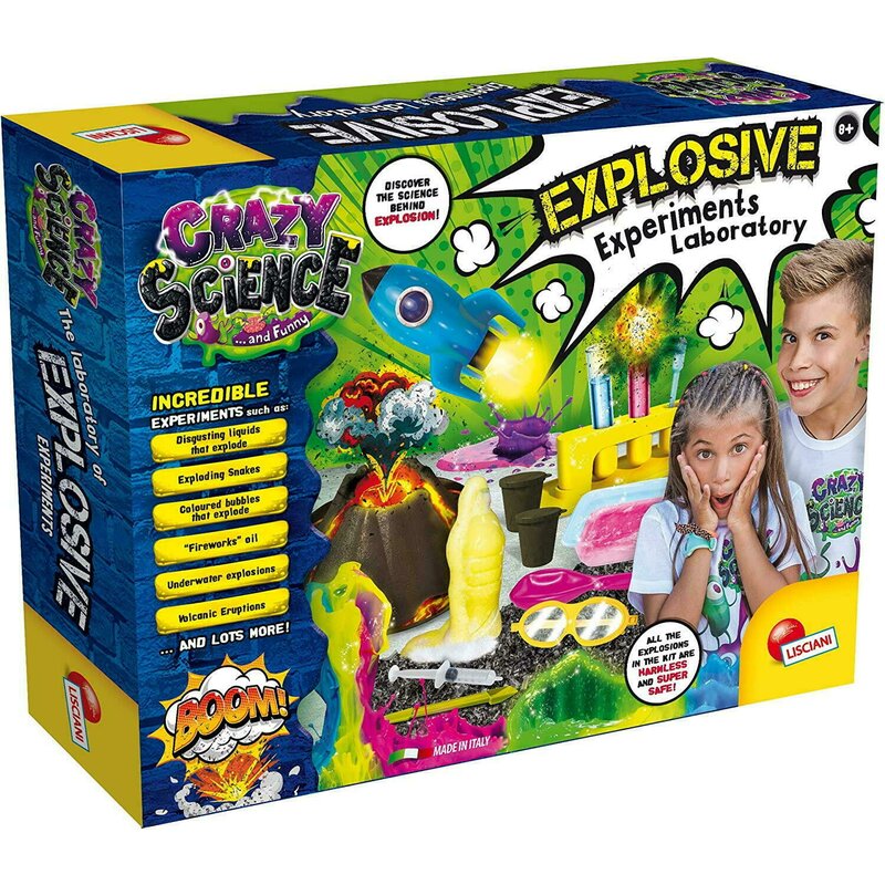 Lisciani - experimente geniale - laboratorul exploziv