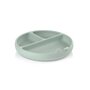 Farfurie BLW, Din silicon, Cu ventuze, 17 x 17 x 4 cm, BPA Free, Mint - 1