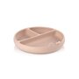 Farfurie BLW, Din silicon, Cu ventuze, 17 x 17 x 4 cm, BPA Free, Pale