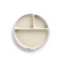 Farfurie BLW, Jane, Din silicon, Cu ventuze, 17 x 17 x 4 cm, BPA Free, Sand - 2