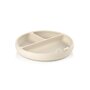 Farfurie BLW, Din silicon, Cu ventuze, 17 x 17 x 4 cm, BPA Free, Sand