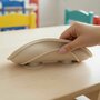 Farfurie compartimentata, Bocioland, Rotunda, Cu 3 compartimente, Fara BPA, 6-36 luni, Beige - 10