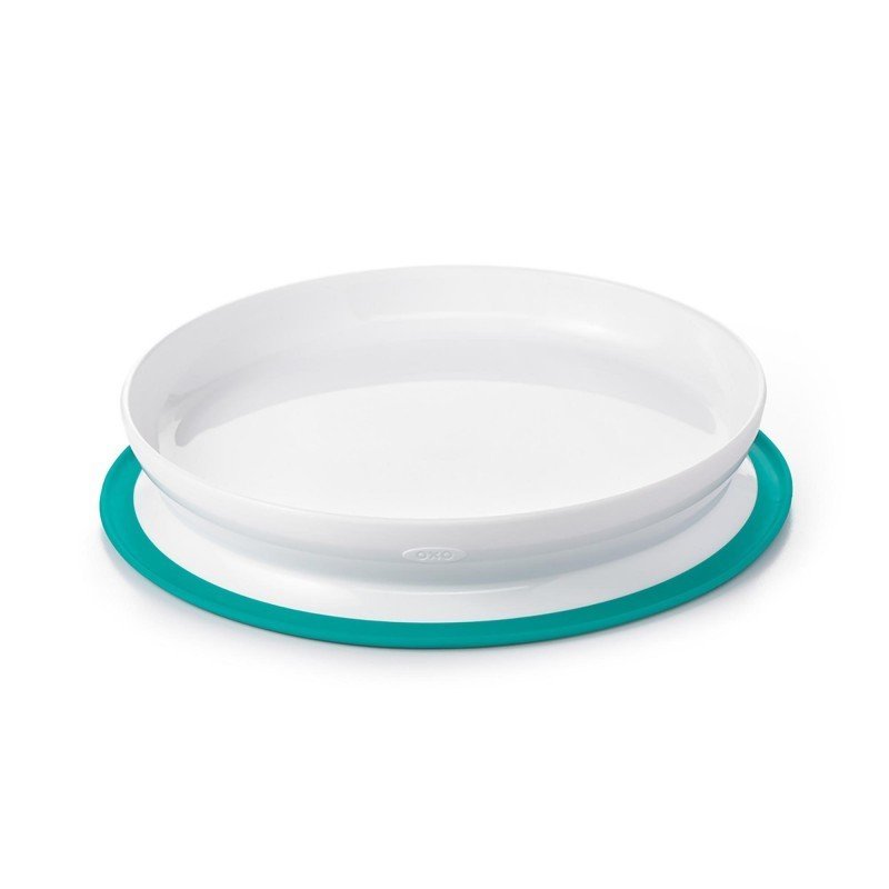 Oxo tot - farfurie cu fixare prin suctiune, teal