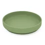 Farfurie, Petite&Mars, Take&Match, Din silicon, Cu ventuza, Fara BPA, Adecvata pentru masina de spalat vase si microunde, Nu absoarbe mirosuri, 6 luni+, 400 ml, Sweet Pea, Verde