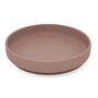 Farfurie, Petite&Mars, Take&Match, Din silicon, Cu ventuza, Fara BPA, Adecvata pentru masina de spalat vase si microunde, Nu absoarbe mirosuri, 6 luni+, 400 ml, Velvet Latte, Maro pudrat