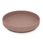 Farfurie, Petite&Mars, Take&Match, Din silicon, Cu ventuza, Fara BPA, Adecvata pentru masina de spalat vase si microunde, Nu absoarbe mirosuri, 6 luni+, 400 ml, Velvet Latte, Maro pudrat - 1