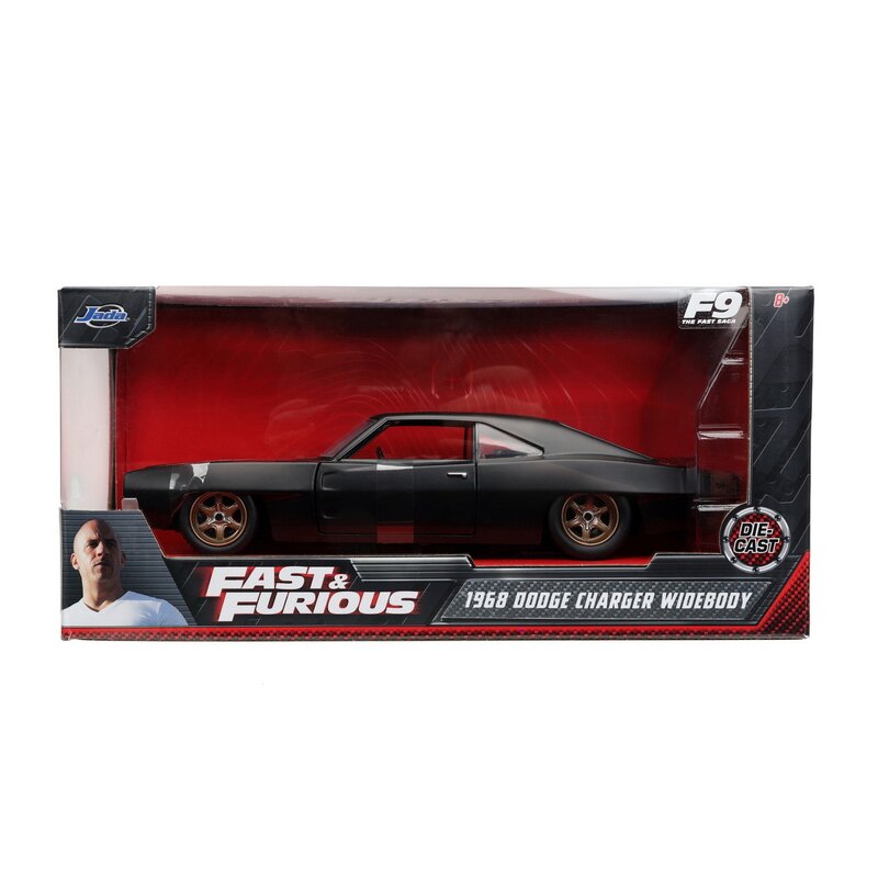 Simba - masinuta dodge charger 1968 , fast and furious, scara 1:24, multicolor