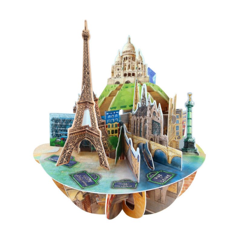 Felicitare 3d pirouettes santoro-paris