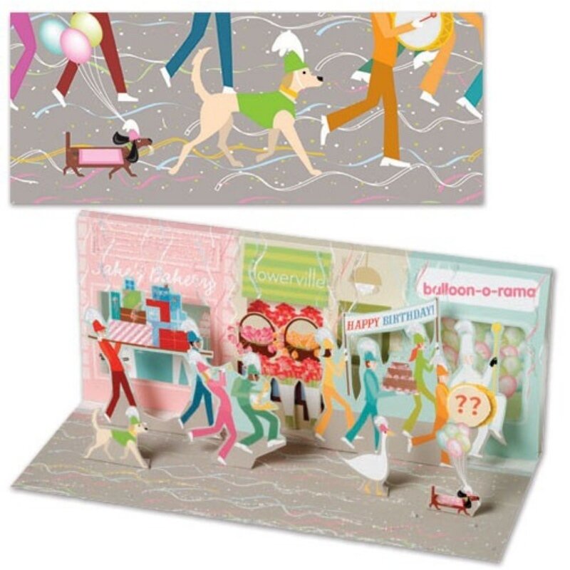 Felicitare aniversara 3d panoramics – parada