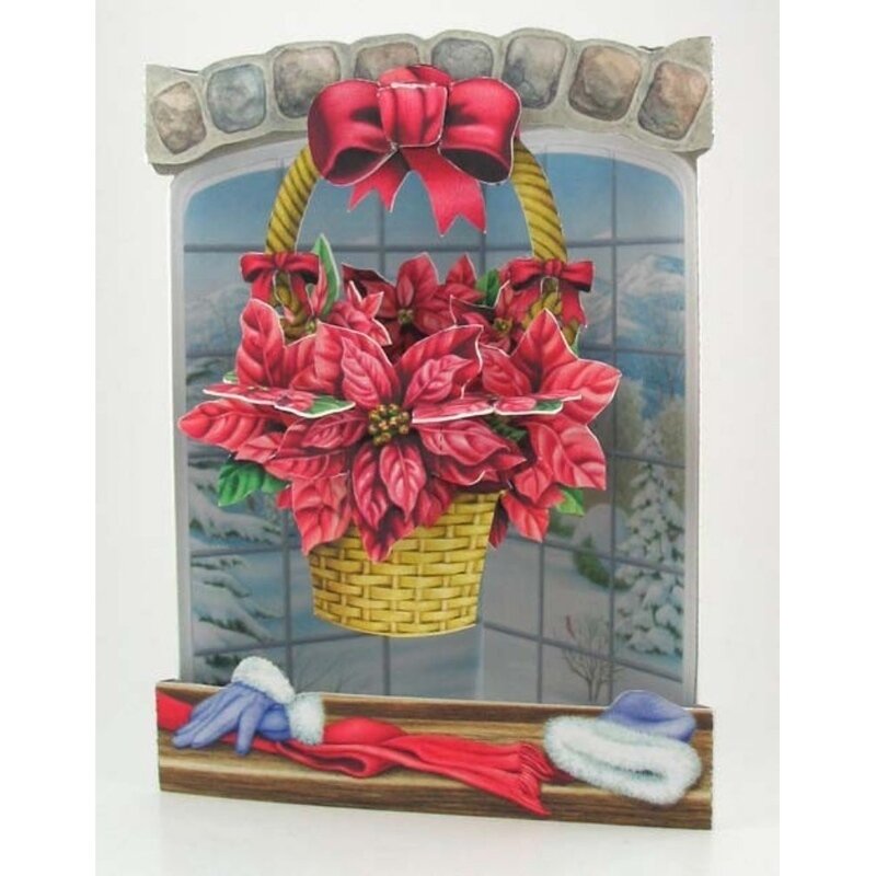 Felicitare de iarna 3d swing cards - craciunita