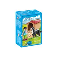 Playmobil - Fetita cu catel si cusca